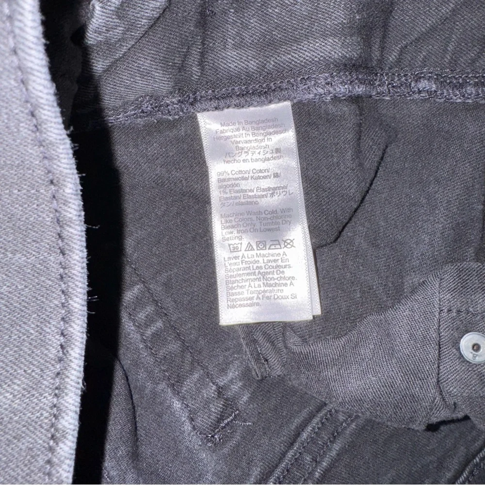 J.CREW Men's Flex Slim Stretch Fit Black/Gray Jeans W32 L34 Style AY517